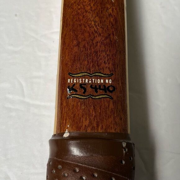 Bancroft Billie Jean King Personal Wooden Tennis Racquet 4 1/2 Light - Picture 6 of 11